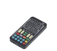 Sxhlseller Voice Changer Disguiser, per One/Telefono/Computer PC/Tablet, Mini Gaming Scheda Audio Live Portatile, 8 Tipi di Suono Regolabile, Plug And Play(Nero)