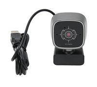 Sxhlseller Webcam USB, Webcam per PC 1080P 30FPS con Doppio Microfono, Webcam Live Girevole a 360 Gradi per Laptop Desktop, Webcam con Riduzione del Rumore per Chat Video di Conferenza