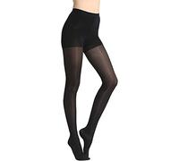 SXHMSAL Calze per Vene Varicose Collant A Compressione Medica per L'Estate, Calze A Compressione di Classe 1 Collant A Sostegno Graduato per Donne per Infermiere per Edema,Nero,L