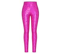 Sxiwei Collant Sportivi Metallic Bambine Collant Danza | Bavaglio Elastico Slim Fit Stretch Alto Bavaglio Motivo Cuori La Corsa Moderna Jazz