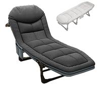 SXJY Lettino da campeggio pieghevole for esterni, lettini pieghevoli portatili for adulti, letto regolabile a 6 posizioni, sedia reclinabile for spiaggia, prato, piscina, B, 200x64x30 cm