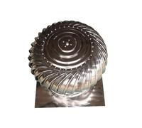 SXJY Ventilatore a turbina Esterno, Cappa Non motorizzata con Piastra Inferiore, Ventilazione del Tetto dell'impianto di Allevamento dei fumi di Fabbrica