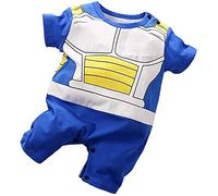 Sxkayxr, Tutina per neonati in stile cartone animato, ispirata a Goku, unisex, Blu 2, 73cm/6-9 Months