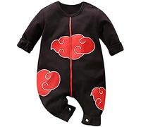 Sxkayxr, Tutina per neonati in stile cartone animato, ispirata a Goku, unisex, Nero 1, 73cm/6-9 Months