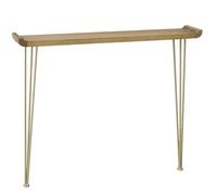 SXKLLYX Tavolo Consolle Stretto, Tavolo da Ingresso in Legno, Tavolo da Divano Contro Il Muro per Corridoio, Camera da Letto, Soggiorno, Ingresso(Gold,120 * 20 * 80cm/47 * 8 * 31in)