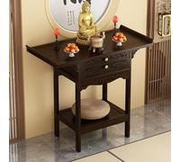 SXKLYRF Altare Buddista con Cassetto, Consolle, Altare di Meditazione in Bambù, Tavolo D'altare per il Culto e le Offerte, Pooja Mandir per la Chiesa Domestica(50x40x100cm/20x16x39in)