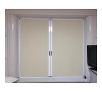 Sxlawesom Finestre scorrevoli in Alluminio, Finestra Orizzontale con Pannelli oscuranti, Apertura Scorrevole in Due direzioni(1500x1200mm)