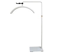 SXLIGHT - Luce per Ciglia a LED Regolabile 3000-6000K | Lampada da Terra per Estensione Ciglia | Supporto per Telefono | Ideale per Saloni di Bellezza