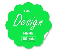 SXLONG 100 Adesivi Personalizzati - Etichette adesive Personalizzate - Carica la Tua Foto, Immagine, Logo - Etichette Tag
