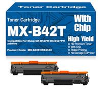 SXLXYOF Cartucce toner compatibili MX-B42T 25B3430 MX-B427W MX-B427PW Cartuccia toner nero ad alta capacità ad alta resa per Sharp MX-B427W MX-B427PW,25B3430-2PC