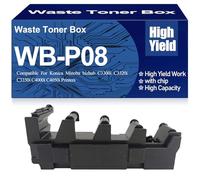 SXLXYOF Contenitore per Cartuccia Toner di scarto Compatibile WB-P08 per Konica Minolta bizhub C3300 C3320 C3350 C4000 C4050 C3300i C3320i C3350i C4000i C4050i Stampanti,WB P08-1PC