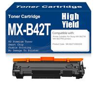 SXLXYOF MX-B427W MX-B427PW Cartucce di toner Compatibili MX-B42T 25B3430 Nero Toner Alta capacità per Sharp MX-B427W MX-B427PW 20.000 pagine,25B3430-1PC