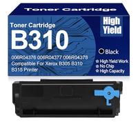 SXLXYOF per Xerox Cartuccia Toner B310 Senza Chip 006R04376 006R04377 006R04378 Cartucce Toner compatibili ad Alta resa Work B305 B310 B315 Stampante,B310-15000 Pages