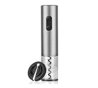 Sxmrmnx Cavatappi elettrico per vino con tagliacapsule in acciaio inossidabile a batteria Set cavatappi automatico apribottiglie