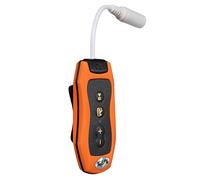 Sxmrmnx Lettore MP3 da 8 GB, per nuoto, immersioni subacquee, spa + radio FM impermeabile, colore: arancione