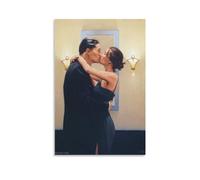 SXNFSX Tradimento Primo Bacio di jackvettriano Stampe artistiche da Parete Poster Quadro Quadro Stampa su Tela Poster Opere d'Arte Decorazione per la Stanza 16x24 Pollici (40x60 cm)