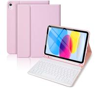 SXNIWBAI Custodia per tastiera per iPad (A16) 11a generazione 2025 11" e iPad 10a generazione 2022 11", layout Regno Unito, copertura per tastiera rimovibile senza fili con portamatite, sottile e