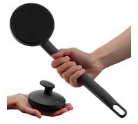 Sxnse Aura Silicone Body Scrubber - esfoliante elettrico per schiena e corpo per acne, peli incarniti e KP - Scrubber doccia vibrante con manico - Spazzola da bagno impermeabile e ricaricabile (Jet)