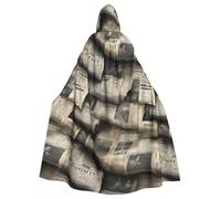 SXOOGE Giornale HD Unisex Cosplay Costume Halloween Con Cappuccio Mantello Mantello per Partito Dress Up Full-Length Uniforme Robe