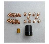 SXOPU 22pcs. P50 CB50 CB-50 Ugelli Elettrodi Anello VORTORE Anello Plasma da Plasma Kit Torch Kit Accessori for Saldatura Ugelli per Saldatura