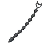 SXOVO 37CM Palline Anali Plug Anale Dildo Anale Dilatatore Anale Masturbatore Catena Anale in Silicone con 8 Sfere Sex Toy per Uomo e Donna (Nero)