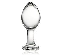 SXOVO Butt Plug in Cristallo Enorme Testa Butt Plug, Allenatore per il Piacere Anale, Stimolazione Clitoridea Femminile Butt Plug Butt Plug per Donne Uomini Masturbazione