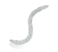 SXOVO Dildo anale extra lungo Dildo anale Fantasy Realizzato in TPE con morbide protuberanze Stimolazione del punto G e della prostata BDSM Sesso estremo Espansore anale trasparente (S)