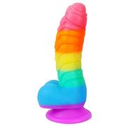 SXOVO Dildo classico per donne, enorme dildo in silicone realistico con ventose forti Dildo anale Plug Giocattolo del sesso Giocattoli del sesso per donne uomini coppie adulti giochi del sesso