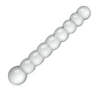 SXOVO Palline Anali Dildo Doppio - 21,5 CM Dildo Vetro Plug Anale con 9 Perle, Butt Plug Analesex Toy per Massaggio Prostata e Stimolazione Punto G, Toys Sessuali per Donna Uomini Coppie