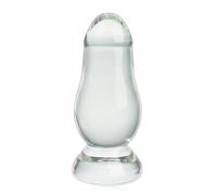 SXOVO Plug Anale in Vetro Dildo Anale di Cristallo Plug Anali Grande e Spesso per Massaggio Prostatico Dilatatore Anale Masturbatore Toys Sessuali Sex Toy per Donna Uomo Coppie (M)