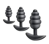 SXOVO Plug anale Trainer anale in silicone a tre pezzi Large Medium Small Butt Plug Anal Expander Sex Toy con base a forma di T Dildo
