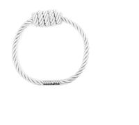 SXPXP 1/2 Pezzi fermatende con Fibbia, in Corda Intrecciata, Accessori Decorativi in Argento for Tende da Finestra(Silver2,1PC)