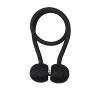 SXPXP 2 Pezzi fermatende magnetici con Perle a Forma di Sfera, Clip for Fibbie, aste, Accessori Decorativi for la casa(Black)