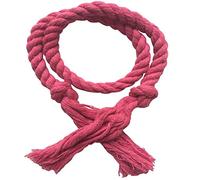 SXPXP 2 Pezzi/Set fermatende in Lino Tinta Unita, fermacorda, Accessori in Cotone Fatti a Mano(04)