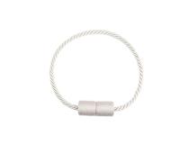 SXPXP Fermatende a Corda for Tende a Colonna da 2 Pezzi, fermatende magnetici a Sfera, con Fibbia e Clip(Beige)