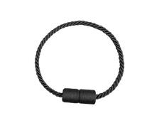 SXPXP Fermatende a Corda for Tende a Colonna da 2 Pezzi, fermatende magnetici a Sfera, con Fibbia e Clip(Black)