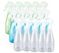 SXQIX 20/30/50 Pezzi Flaconi Spray Vuoti in Plastica 200 ml con Pompa a Spruzzo Ricaricabili per Capelli Giardinaggio Bellezza Personale e Saloni Parrucchieri (200ML,Verde,50)
