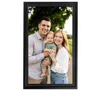 SXQYCH Cornice Digitale Alta Definizione Parete, Cornice Digitale, Rotazione Automatica, 32 GB Memoria, Schermo IPS Full HD, per Uffici Esporre Cultura Aziendale, Riconoscimenti(Black,21.5")