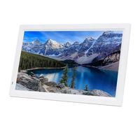 SXQYCH Cornici Digitali Intelligenti, Cornice Digitale 32 Pollici, Supporto Parete Incluso, Schermo IPS Full HD, Risoluzione 1920 x 1080, per Casa, Ufficio, Hotel, Negozi e Showroom(White,16GB)
