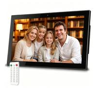 SXQYCH Cornici Digitali Intelligenti, Cornice Digitale 32 Pollici, Supporto Parete Incluso, Schermo IPS Full HD, Risoluzione 1920 x 1080, per Casa, Ufficio, Hotel, Negozi e Showroom(Black,64GB)