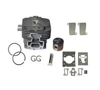 SxRakiO Gruppo pistone Cilindro Tosaerba TJ53E da 44 mm for KBL53A KBH53 TJ53 TJ53E, Guarnizione Perno Anello, Parti del tagliabordi(Cylinder Piston Kit)