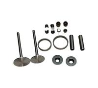 SxRakiO Kit 16PC generatore sede valvola Guida Molla Fermo Guarnizione Stelo Olio Adatta for Motore Freddo 186F 186FA 9HP 5KW