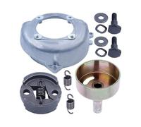 SxRakiO Tosaerba 9T 7T Ingranaggio Frizione Tamburo e Bullone Molla Rondella Ondulata Volano Set di Copertura Ventola Adatto for Motore GX25(7 Teeth Drum)