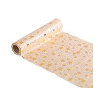 SXRQ 1 rotolo di tavolo di Natale Impostazione stuoie decorative sala da pranzo piatto pad accessorio da pranzo stuoie cena texture peluche per tavolo forniture per feste di Natale