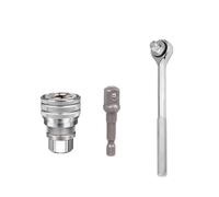 SXRQ 10-19mm testa esagonale dado e bulloni Driver Tool per 3/8 "Drive regolabile universalmente Socket Wrench Grip Adapter Tool