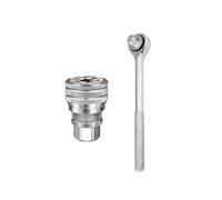 SXRQ 10-19mm testa esagonale dado e bulloni Driver Tool per 3/8 "Drive regolabile universalmente Socket Wrench Grip Adapter Tool