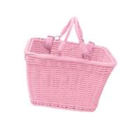 SXRQ Durevole Tessuto A Mano Bambino Bike Basket Storage Bike Front Basket Family Outing Accessorio Resistente Alle intemperie Vimini