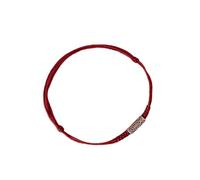 SXRQ Elegante cordino rosso con ciondolo a forma di pesce. Braccialetto intrecciato unico per aggiungere un tocco di fortuna al tuo abbigliamento regalo per festival, Misura unica, come descritto