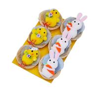 SXRQ Pasqua pulcini decorazioni da tavolo centrotavola ornamento casa fattorie forniture per feste regalo decorazioni pasque/pulcini bambola Plushie