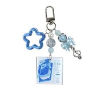 SXRQ Portachiavi colorato con album musicale, gioiello alla moda, pratico supporto per aggiungere un tocco a qualsiasi borsa portachiavi musicale, Blu, Taglia unica